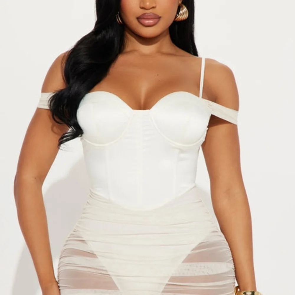 Deep Connection Sheer Midi Dress - Picture 2 of 4